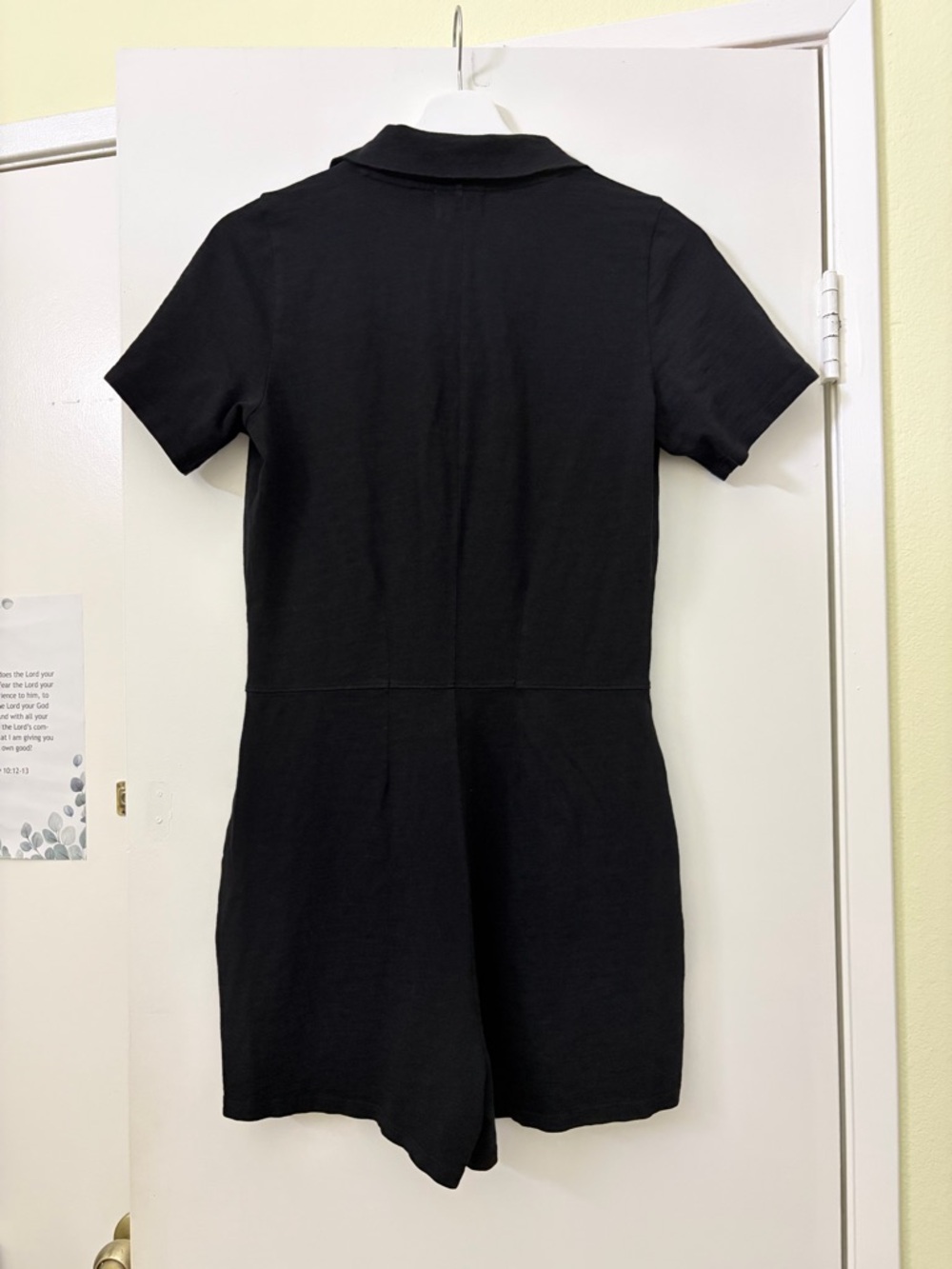 Nation LTD Lex Romper Black Zip Front Collared Short Sleeve Utility Playsuit S - Picture 11 of 12